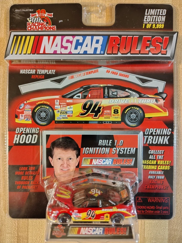Bill Elliott 94 McDonalds Ford Taurus Lote (3) RacingChampions 1:64 Die-Cast Cars Foto 3 de 4