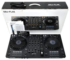 Pioneer DJ DDJ-FLX6 Black with Original Box Tested and Working Controller