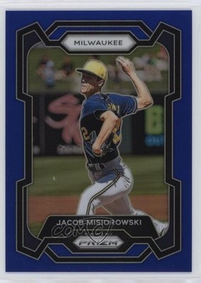 2024 Panini Prizm Blue Prizm 95/199 Jacob Misiorowski #114 1g37