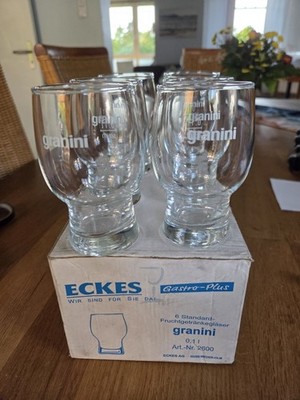 6 Granini Gläser 0,1 Liter