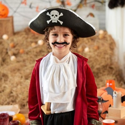 1-48Pcs Fake Beards Mustaches Cosplay Halloween Costume for Halloween Christmas