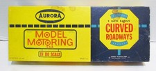 AURORA MODEL MOTORING HO SCALE SLOT CAR 9" RADIUS CURVED ROADWAYS TRACK no. 1519