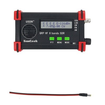 USDX USDR HF QRP SDR Transceiver SSB/CW 8-Band 5W DSP SDR Shell No Handheld Mic