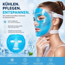 Kalte Gel-Gesichtsmaske, Eiskompresse Beauty Facelift Recovery kalt Schwellung