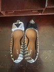 Apt 9 Women's Sz 6  Black White Houndstooth Print Heels EXCELLENT Condition — photo 3