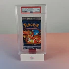 CHARIZARD POKEMON BASE FOIL PACK - 1ST ED. 1999 WOTC GERMAN PSA 9