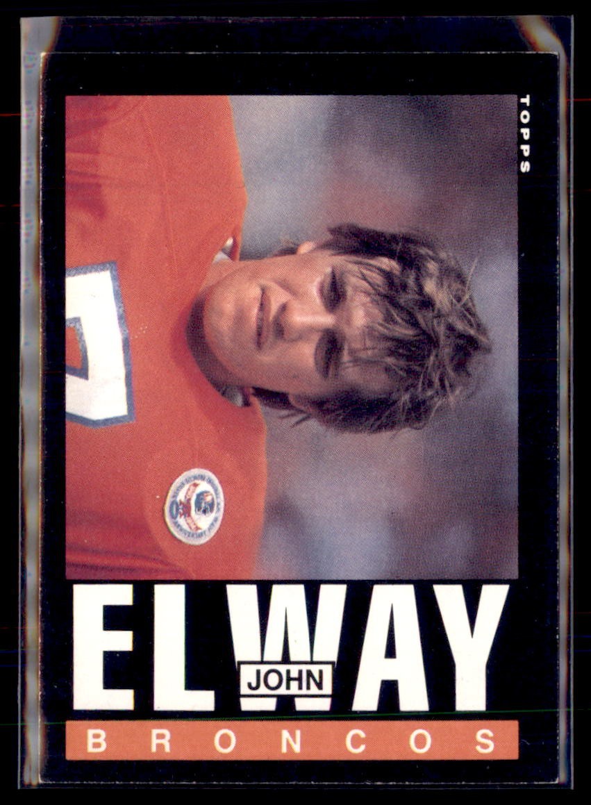 1985 Topps John Elway Broncos 238