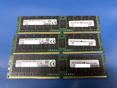 Supermicro Branded SK hynix DDR4 64GB 2666V ECC Registered Server Memory DIMM 