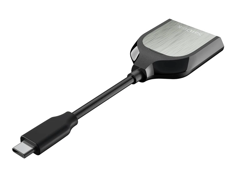 SanDisk SD Kartenleser Extreme Pro Adapter USB Typ C SDDR-409-G46 - Immagine 2 di 4