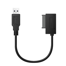 USB 3.0 To 7 6 13Pin Slimline SATA Cable Adapter Laptop CD DVD Optical Drive
