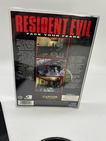 Capcom Resident Evil Sega Saturn Manual Included Survival Horror 1997- TESTED!!