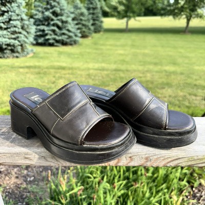 90s Chunky Sandals Black 90s Platform Sandals SLINKY Black