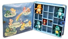 Kenner Care Bears Case 5 Miniature Care Bear Figures 1980's 5673C