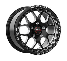 2005-2023 Mustang Weld Racing 17x10 Solana Beadlock Wheel Gloss Black Milled