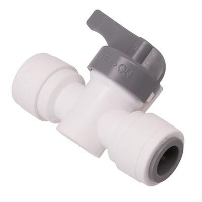 Stop Hahn Schlauch Quick Connect gerade Wasserfilter Systeme weiß Stecker Quick