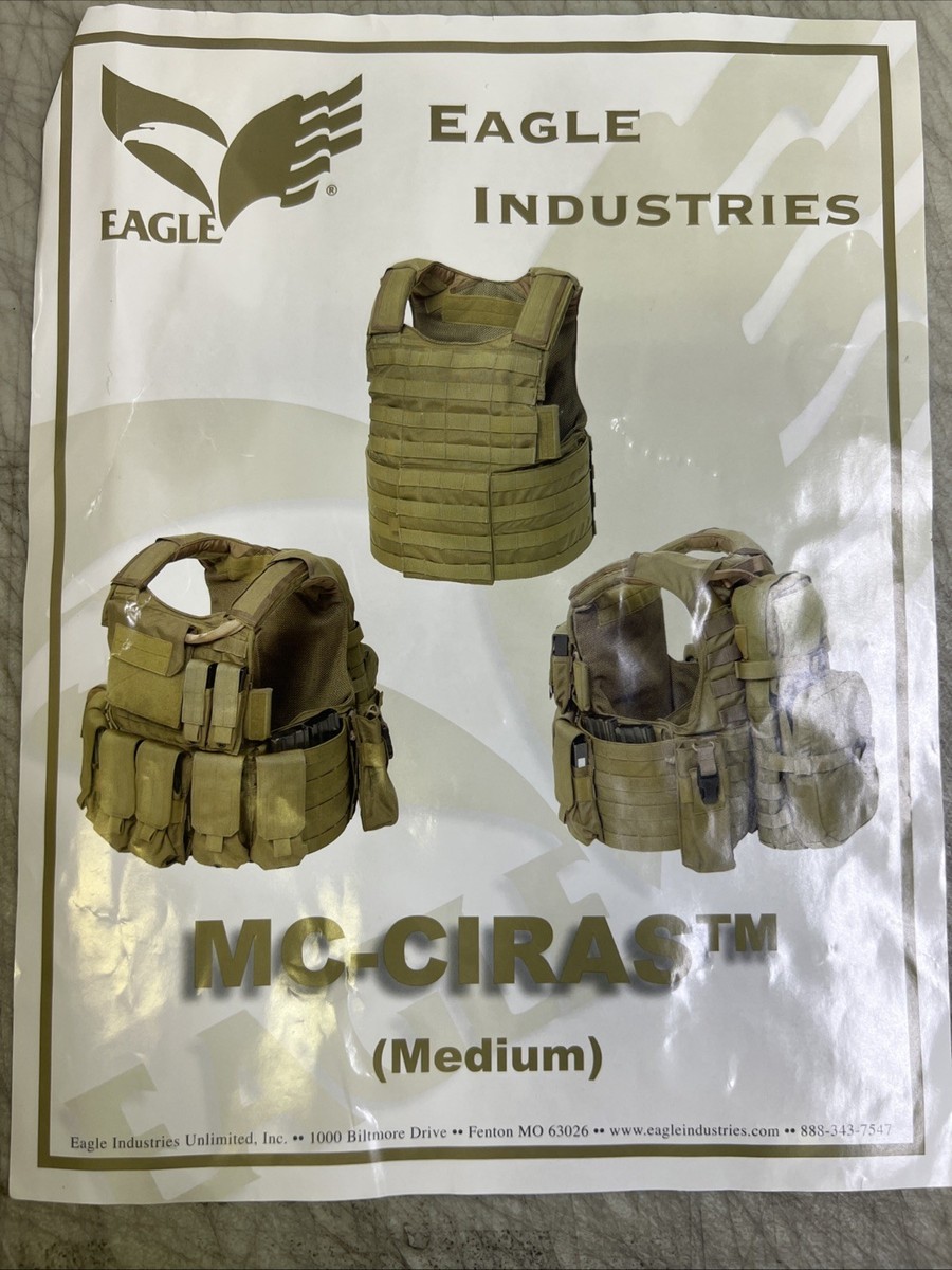 New USGI Eagle Industries MC-CIRAS Vest Plate Carrier Coyote