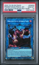 2024 1ST ED-PLATINUM SECRET RARE PROMETHEAN PRINCESS, BESTOWER OF FLAMES PSA 10