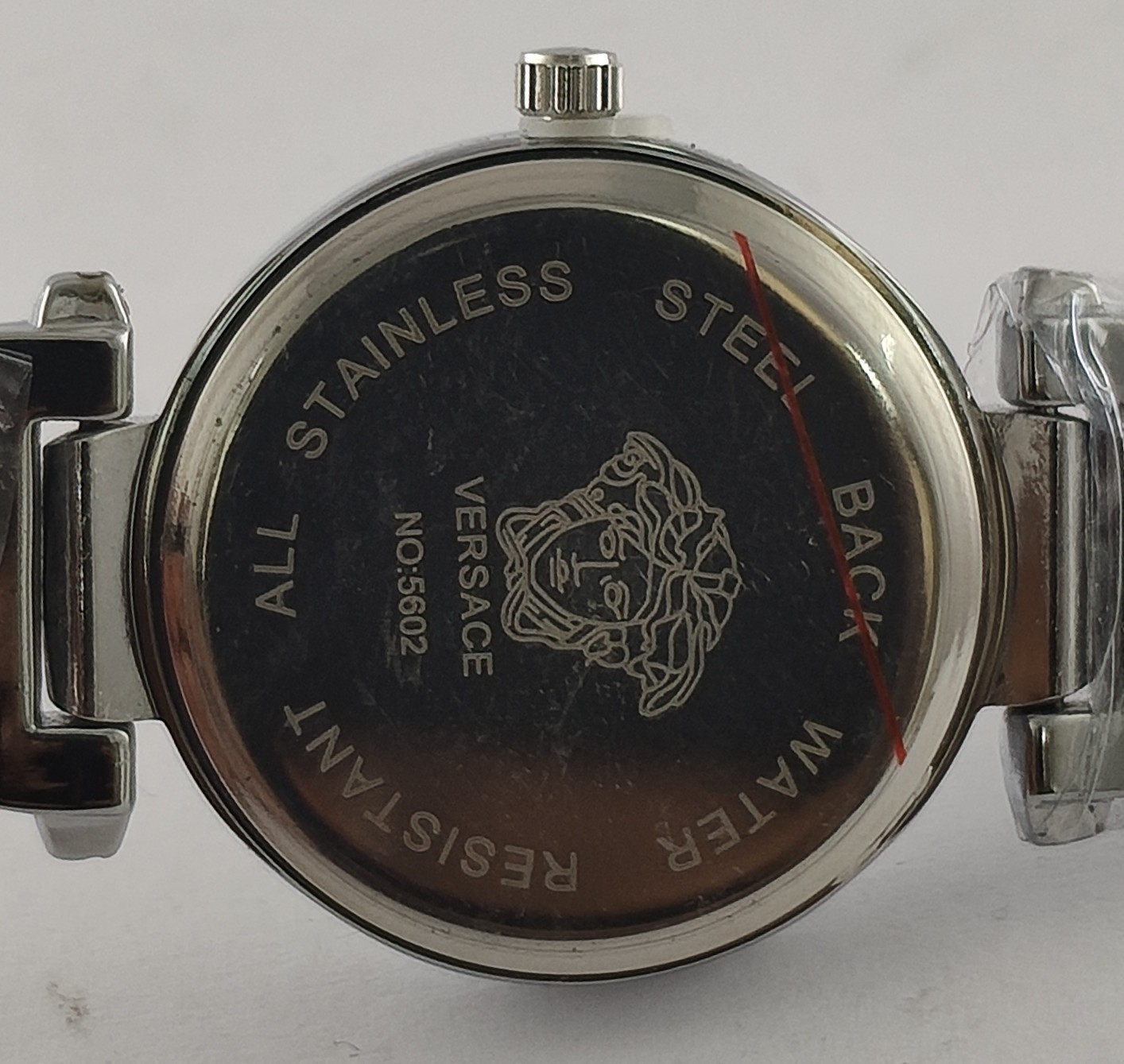 Luxury Versace Quartz White Dial Women Wristwatch Steel Band "Keep Good Time" thumbnail 8