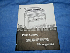 VINTAGE - ROCK-OLA PARTS CATALOGUE - MODELS 459-100 - 460/160 - JUKE BOX