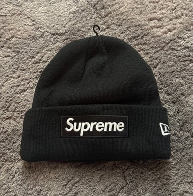 Supreme Box Beanie Black