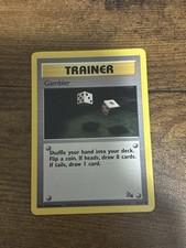 ギャンブラー Gambler 旧裏 Old Back 1st Edition Gambler [1st Edition] #60 Prices | Pokemon Fossil | Pokemon Cards