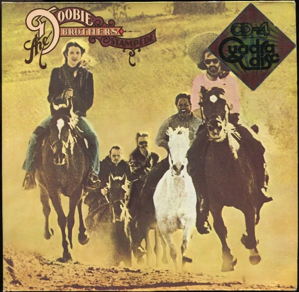 The Doobie Brothers - Stampede (LP, Album, Quad, Gat) 1975 (VG+|VG)
