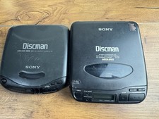 Sony D-33 Discman MEGA BASS  D-141 Portable CD Players, Not Working for parts