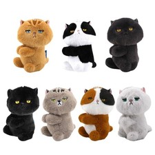 Portable Cats Themed Clip Pendant Elegant Cats Keychain Strap Chain Accessories