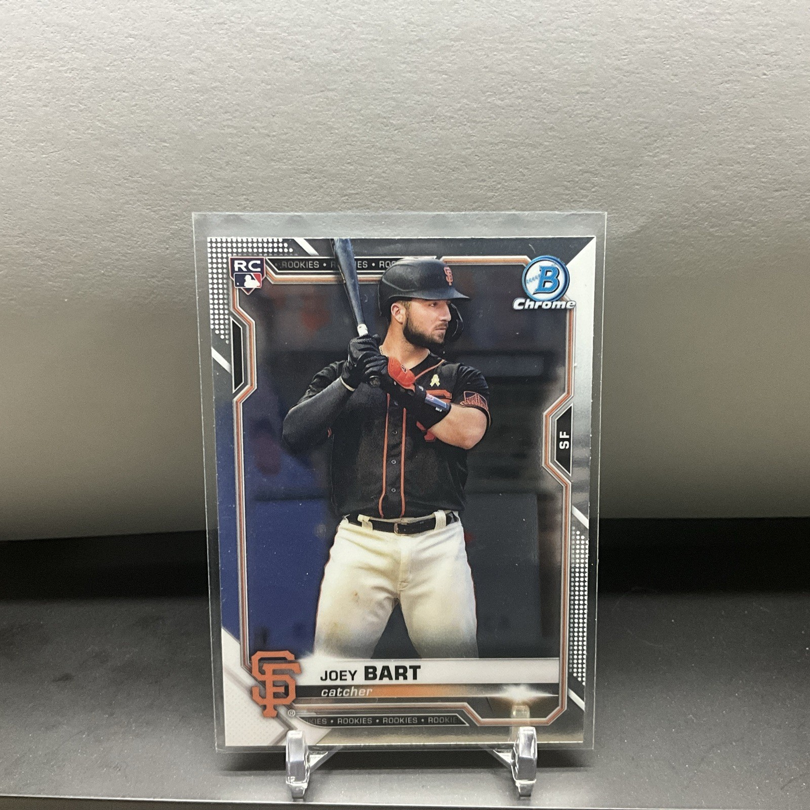 2021 Bowman Chrome Base #23 Joey Bart - San Francisco Giants
