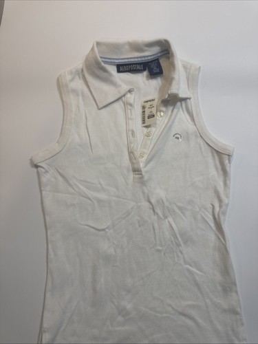 Aeropostele Less Sleeve White Womens Top Size XS - Picture 7 of 17