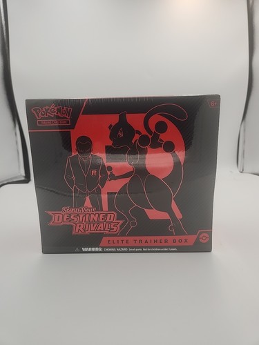 Pokemon Scarlet and Violet: Destined Rivals Elite Trainer Box ETB Factory Sealed