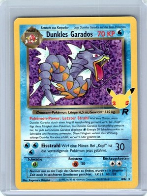 Pokémon Dunkles Garados Full Art Celebrations 8/82 NM Deutsch