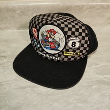 Mario Kart Nintendo Cap Hat Panel Snapback. Youth One Size Fits Most 10/18