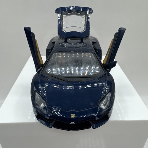 Maisto 1:24 Lamborghini Aventador LP700-4 Roadster Diecast Racing Car Model Blue - Picture 13 of 22