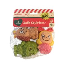 Dr Seuss The Grinch X Infantino Bath Squirters Max Grinch Cindy Lou Who Set of 3