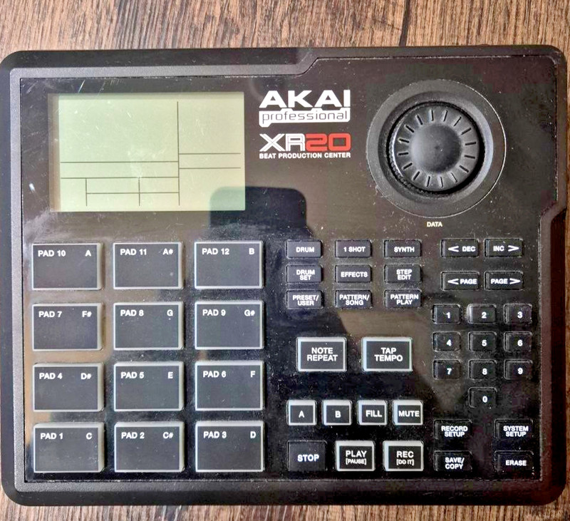 Akai Professional XR20 Beat Production Center Drum Machine with Power Cord