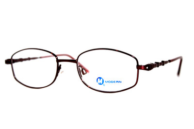 NEW MODERN OPTICAL BOUQUET BURGUNDY AUTHENTIC EYEGLASSES FRAMES 52-18-135MM