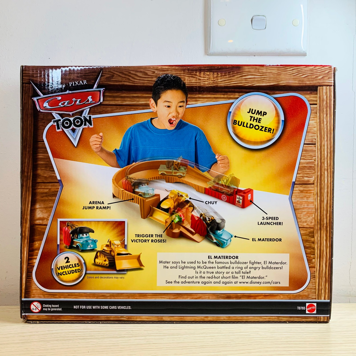 Disney Pixar Cars Toon - El Materdor Chuy Bulldozer Launcher Play