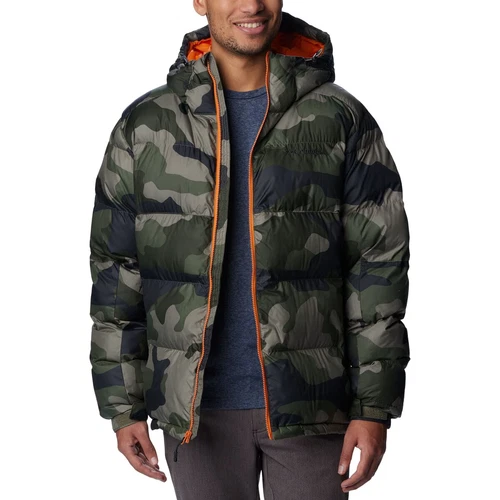 New Men's Columbia Pike Lake II Hooded Camo Puffer Jacket Size Medium - product listing photo