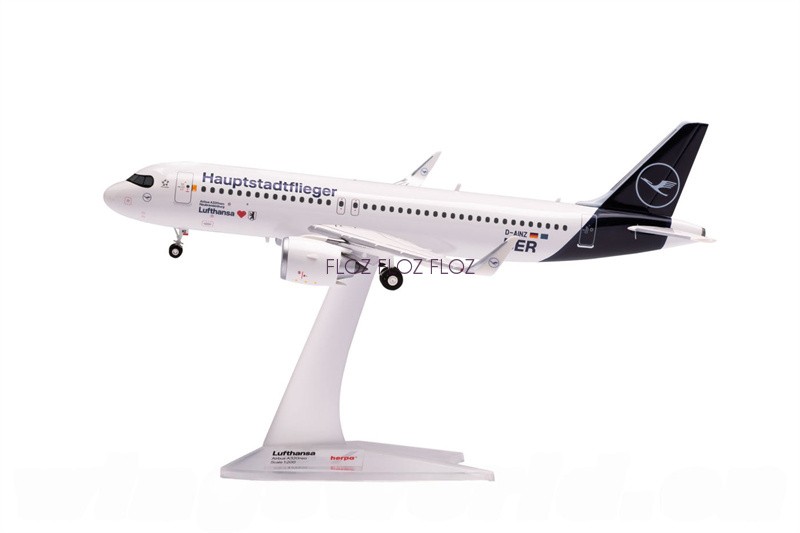 for Herpa for Lufthansa for Airbus A320neo D-AINZ 1:200 Airplane Pre-built Model