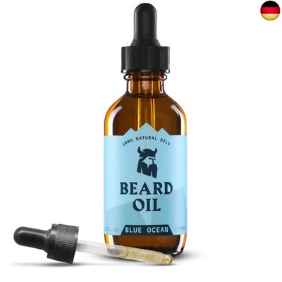 Striking Viking Bartöl Blue Ocean - 60 ml (1er Pack) - Für Herren & w