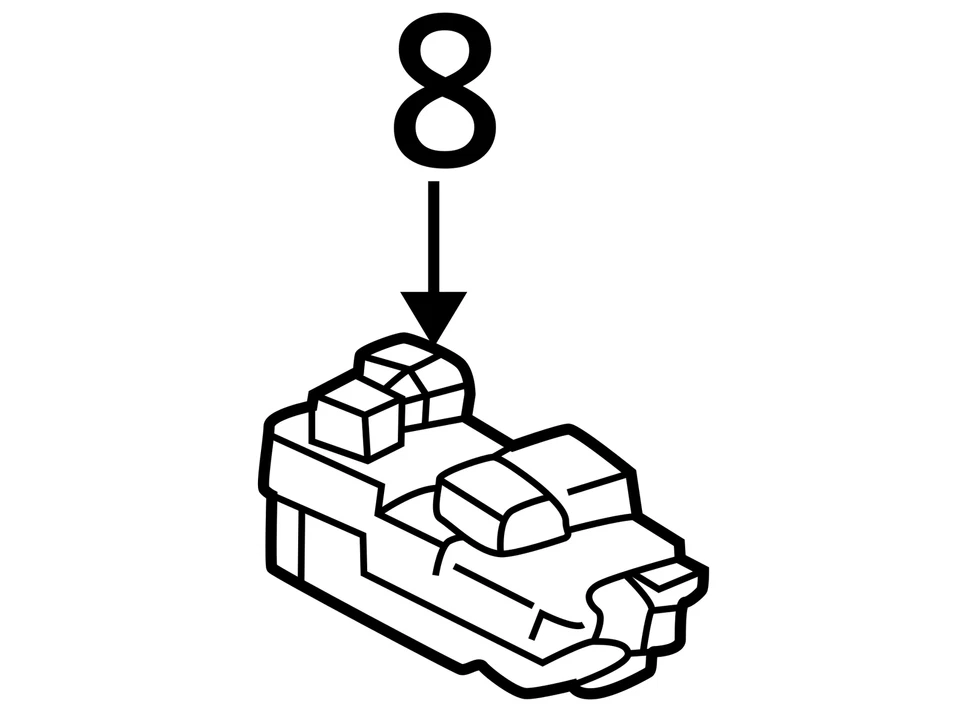 1998-2000 Toyota Rav4 Driver Left Door Master Power Window Switch L1405 - Image 4 of 4