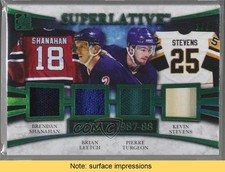 2017 Leaf ITG Superlative Green Spectrum Foil 1/7 Brendan Shanahan HOF READ 0c3