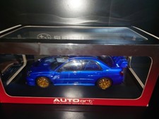  AUTOart 1/18 Subaru New Age Impreza WRC WRX Blue Diecast Model Car Display 