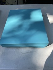 LOT OF 18 Staples 3-Hole Punched 4-Pocket Paper Presentation Folder, Teal