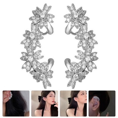 Cuff Ohrringe Ohrclips Schmuck Ohrmanschetten-Ohrringe Frauen-Ohrringe