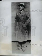 1934 Press Photo Baron Gaetan L'Herbon de Lussatz alleged gangster  - nee16262