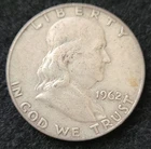 1962-D FRANKLIN HALF  DOLLAR