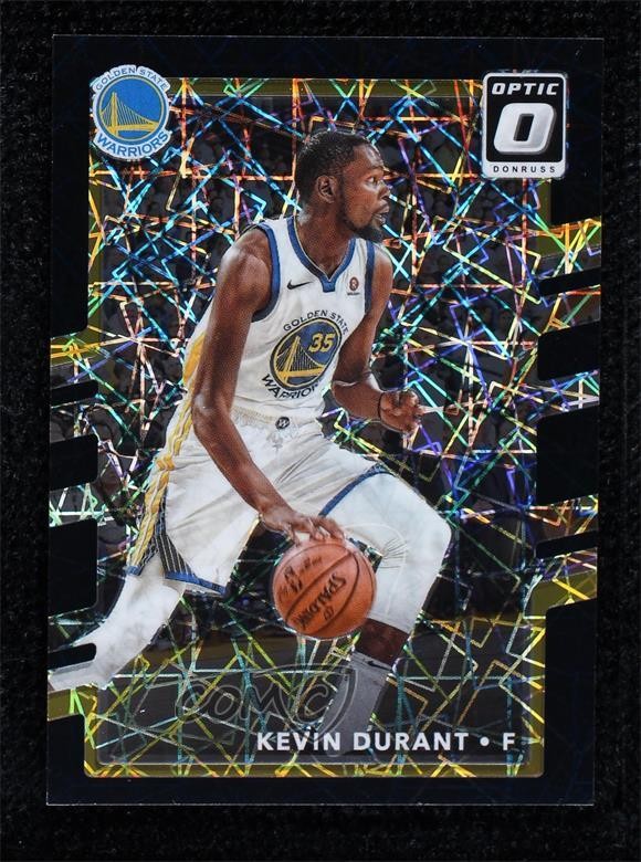 2017-18 Panini Donruss Optic Black Velocity Prizm 36/39 Kevin Durant #47 m9g