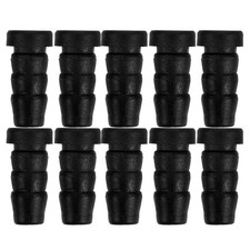 50pcs Caster Socket Sleeve Round Inserts - 8mm Hole Diameter Chair Wheel Stem